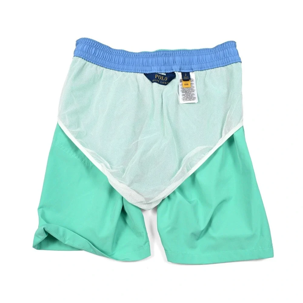 Polo Ralph Lauren Swim Trunks Men's Small Mesh Lined Drawstring‎ Shorts Swimwear